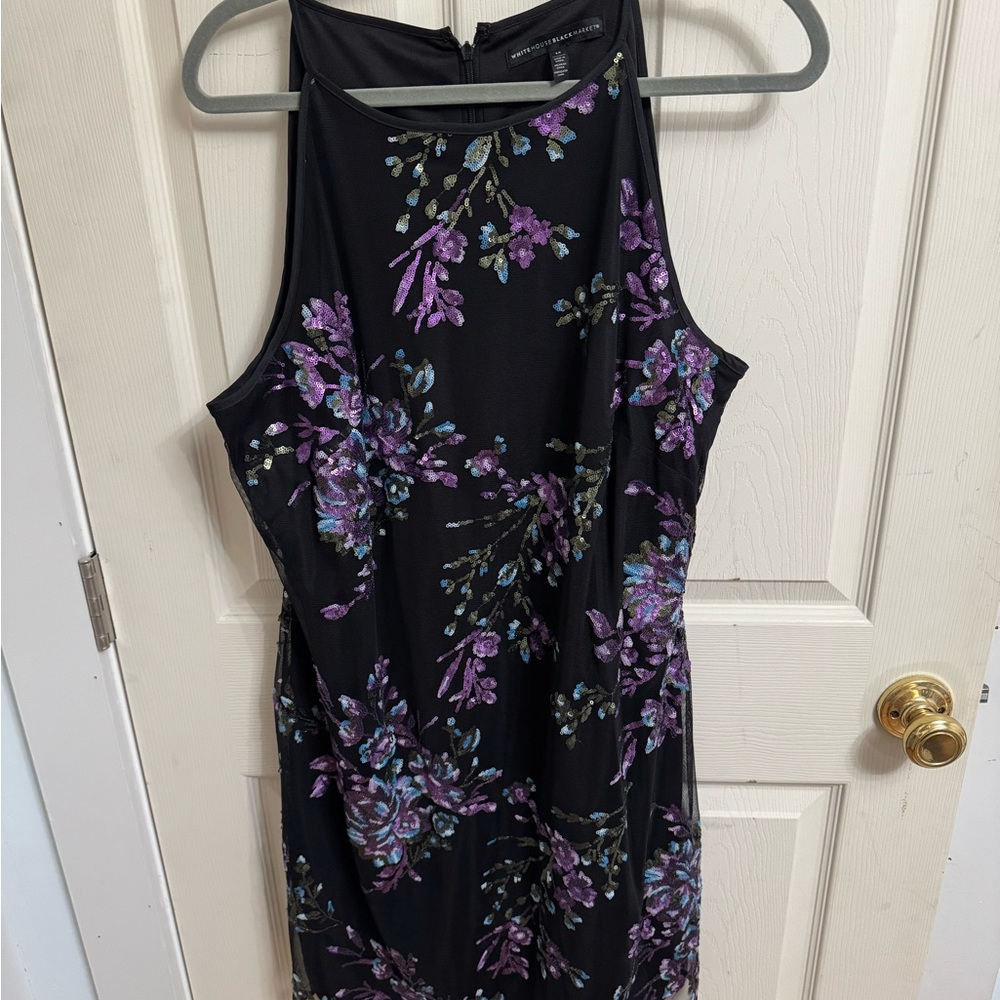 White House Black Market Purple Dress